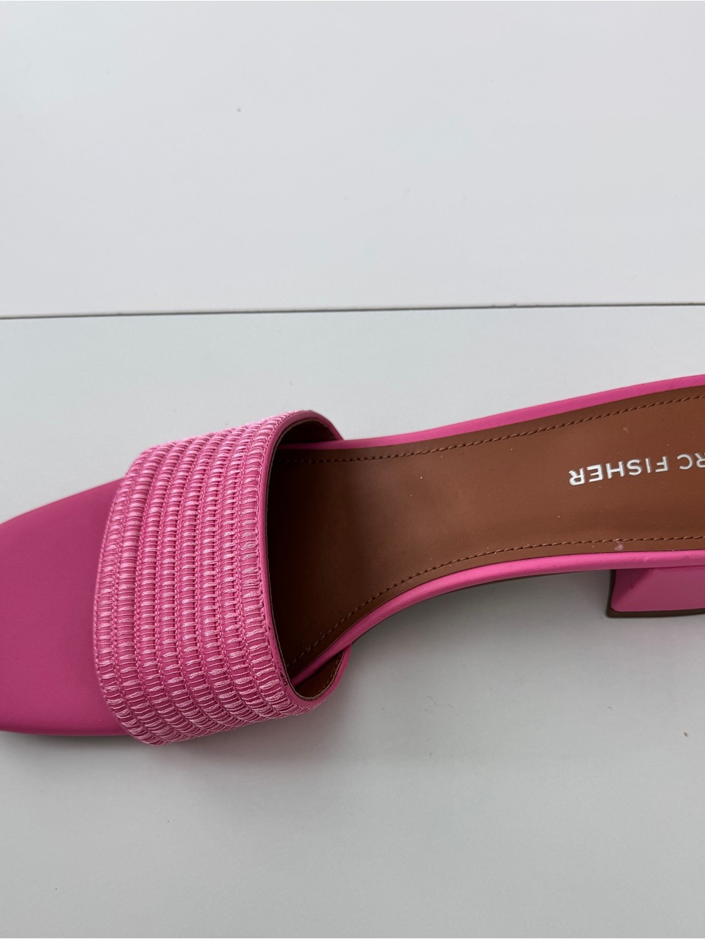 Marc Fisher Pink Slide Sandal